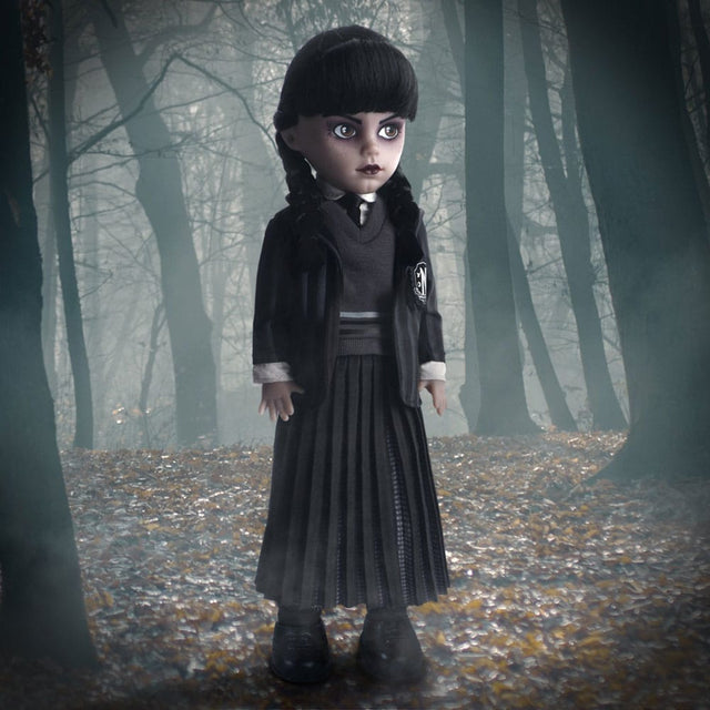 Mezco Toys Wednesday Nevermore Academy Uniform LDD Presents Puppe
