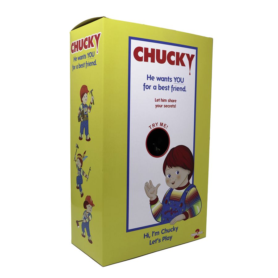 Mezco Toyz Chucky Child’s Play Good Guy Evil Face MDS Puppe