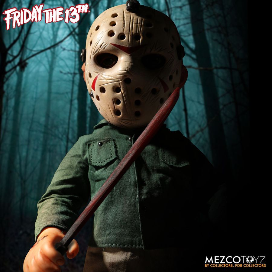 Mezco Toyz Freitag der 13. Jason Vorhees MDS Megascake Puppe mit Sound 15’’