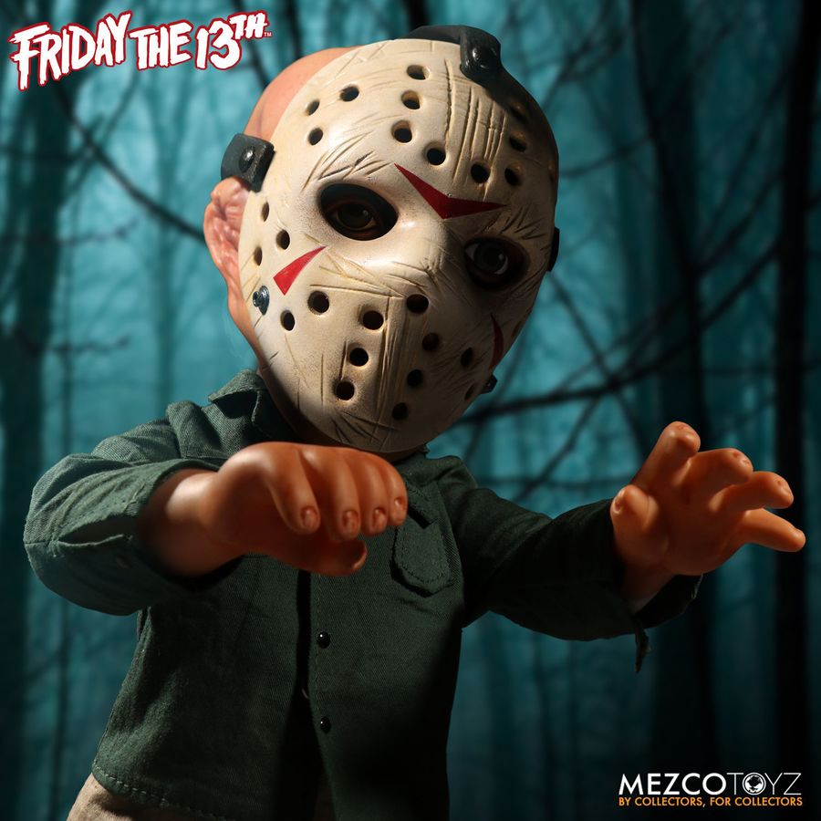 Mezco Toyz Freitag der 13. Jason Vorhees MDS Megascake Puppe mit Sound 15’’
