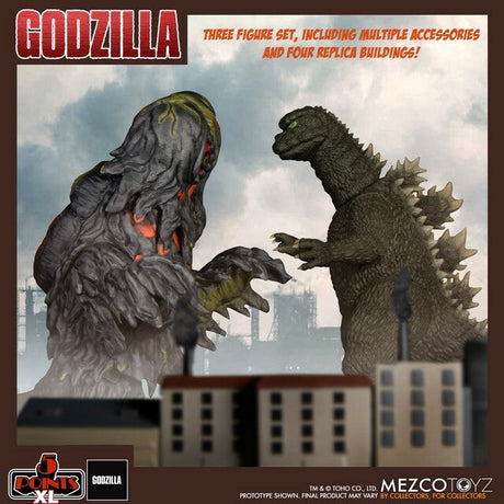 Mezco Toyz Godzilla vs Hedorah 5 Points XL Box Set Actionfigur