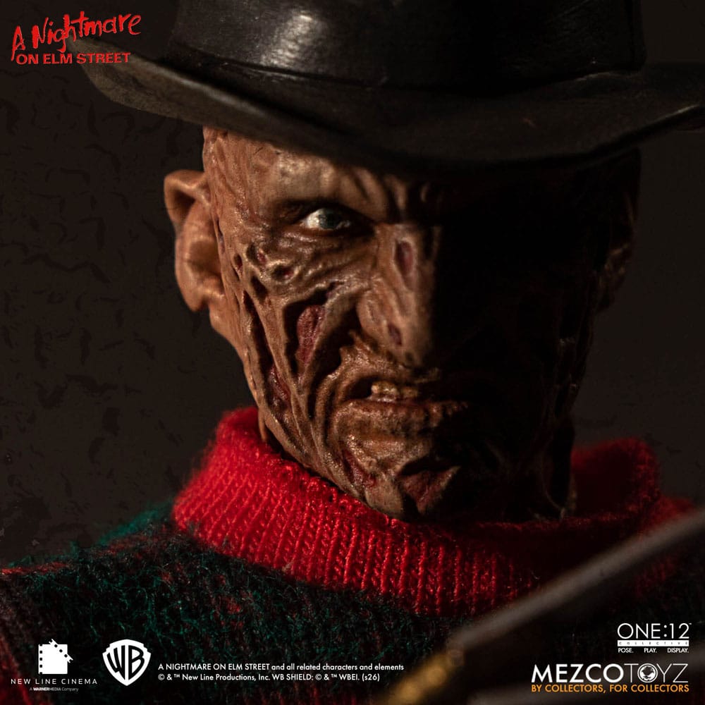 Mezco Toyz Nightmare On Elm Street Freddy Krueger 1/12 Actionfigur