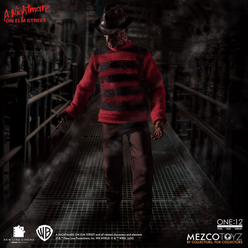 Mezco Toyz Nightmare On Elm Street Freddy Krueger 1/12 Actionfigur