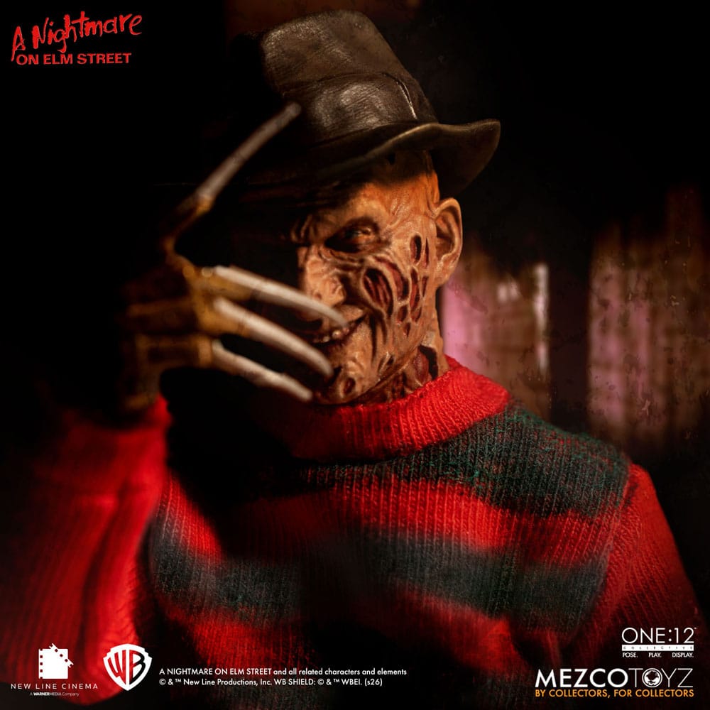 Mezco Toyz Nightmare On Elm Street Freddy Krueger 1/12 Actionfigur