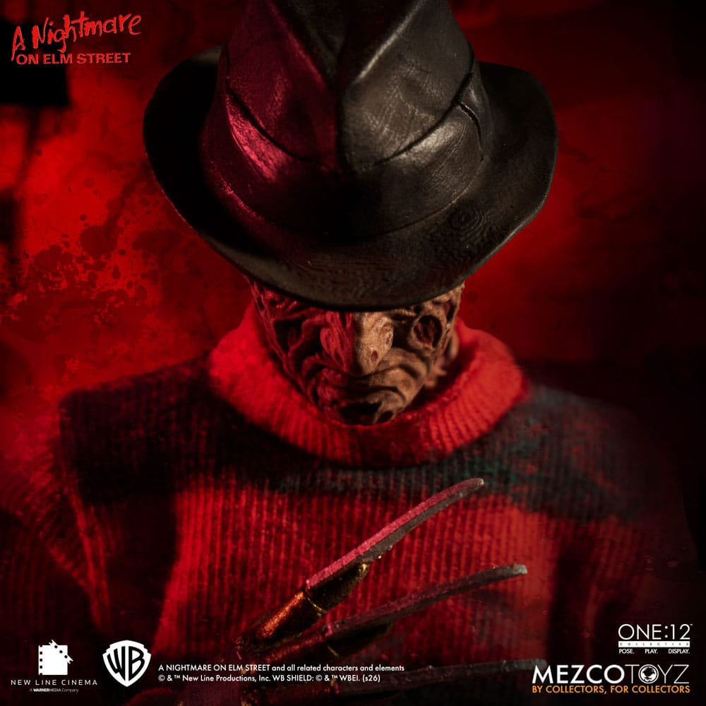 Mezco Toyz Nightmare On Elm Street Freddy Krueger 1/12 Actionfigur