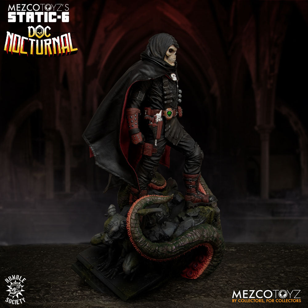 Mezco Toyz Rumble Society Doc Nocturnal Original Character Static 6 Statue