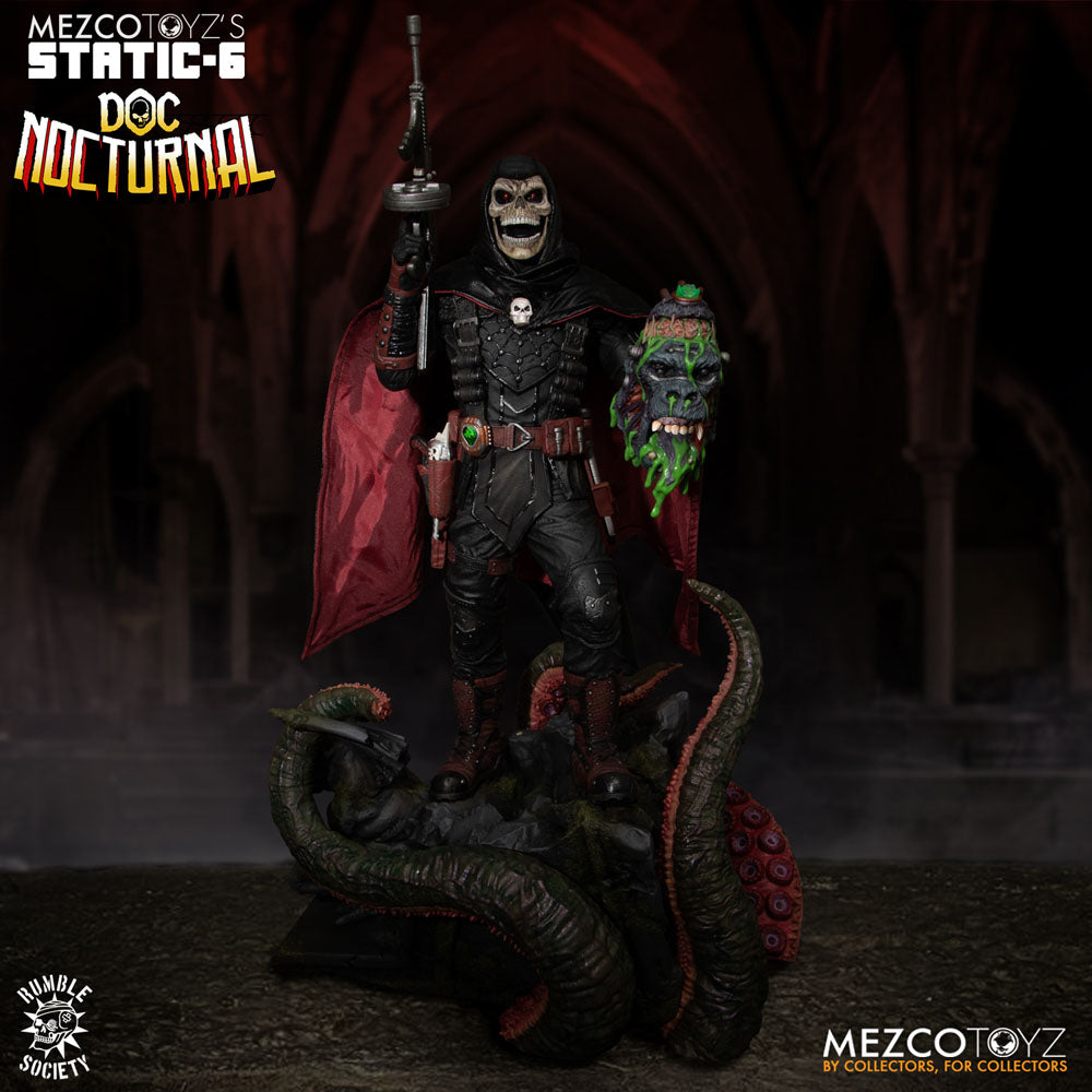 Mezco Toyz Rumble Society Doc Nocturnal Original Character Static 6 Statue