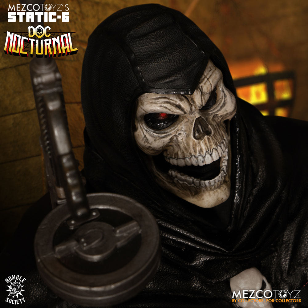 Mezco Toyz Rumble Society Doc Nocturnal Original Character Static 6 Statue