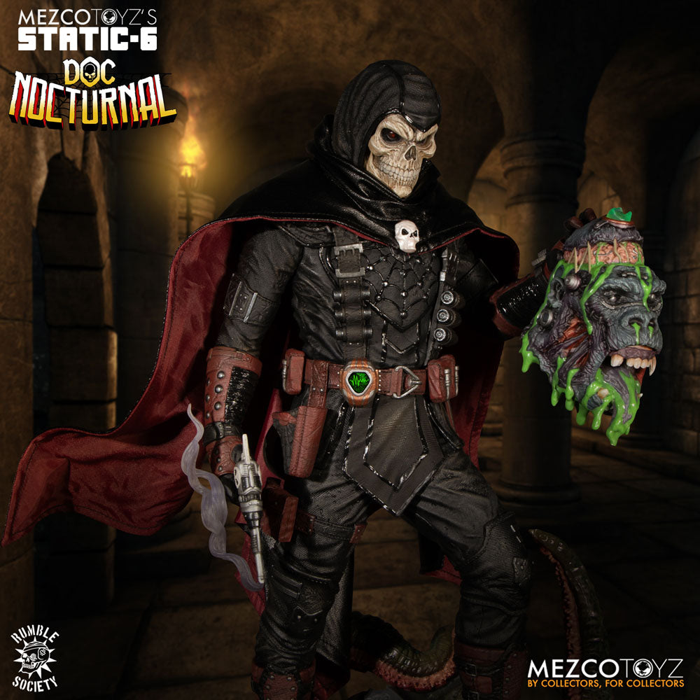 Mezco Toyz Rumble Society Doc Nocturnal Original Character Static 6 Statue