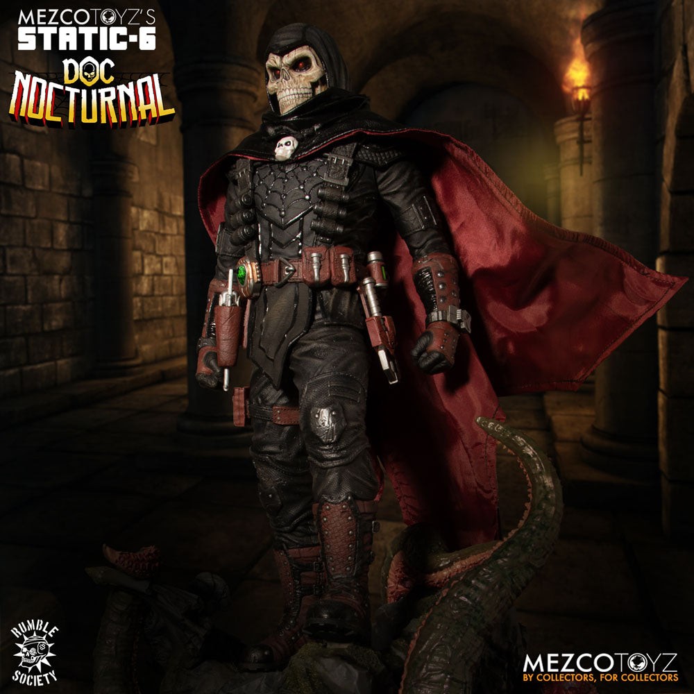 Mezco Toyz Rumble Society Doc Nocturnal Original Character Static 6 Statue