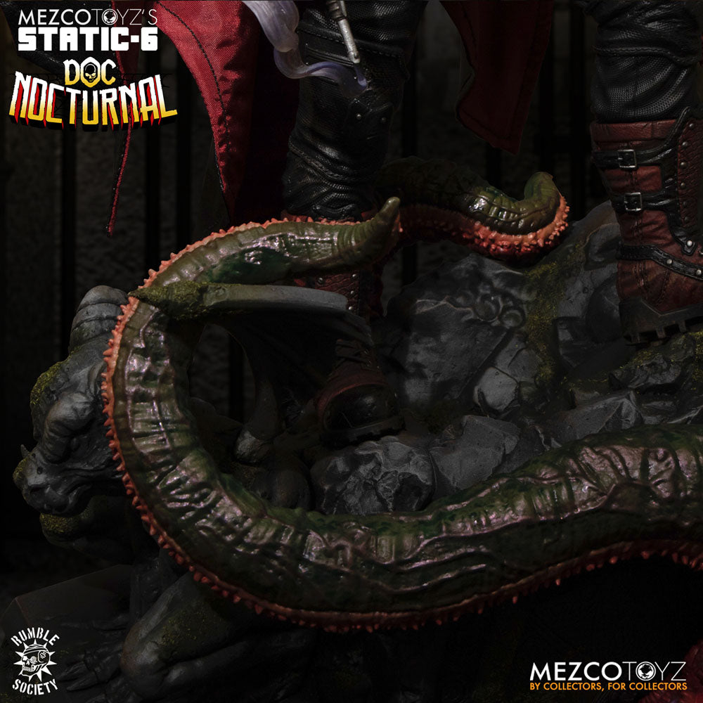 Mezco Toyz Rumble Society Doc Nocturnal Original Character Static 6 Statue