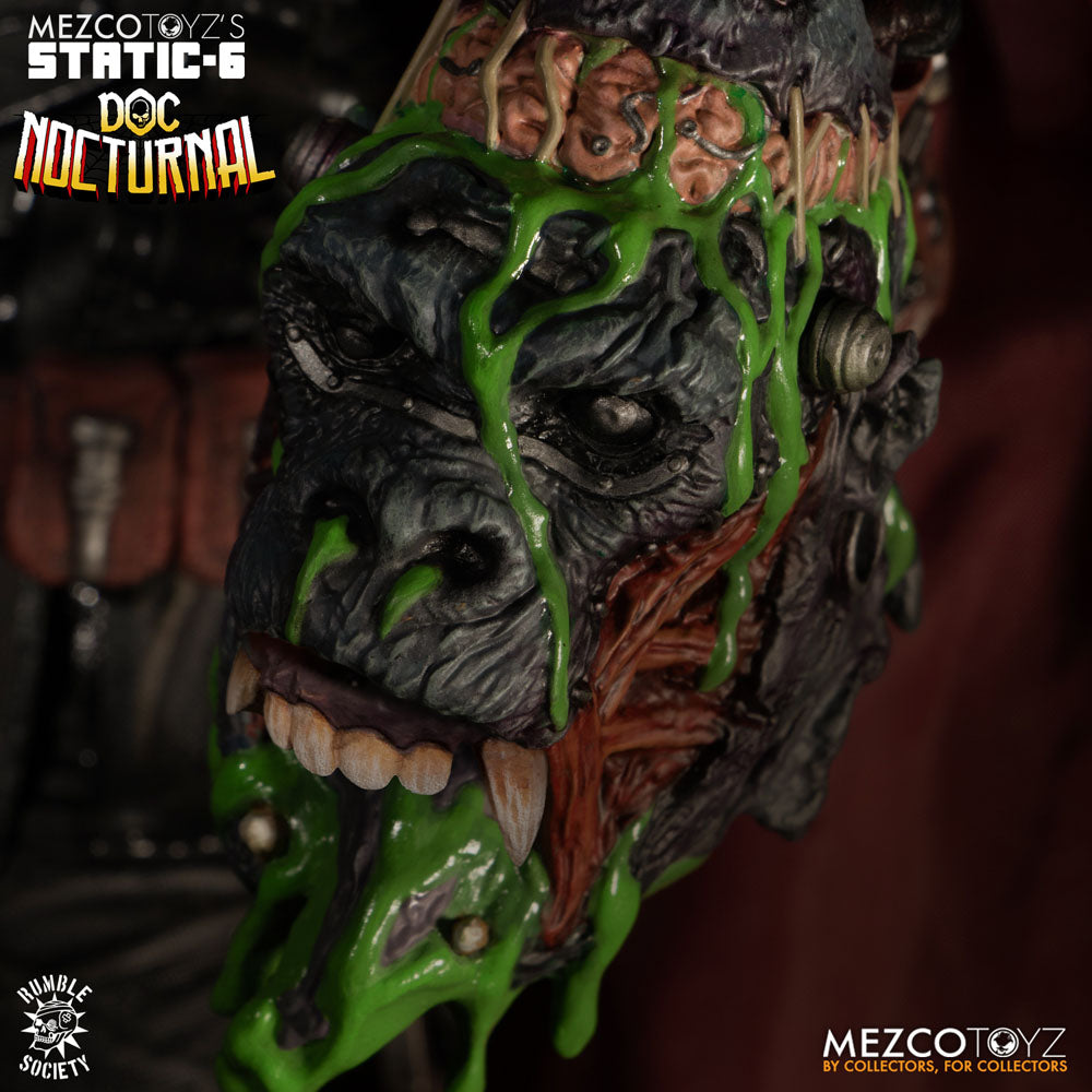 Mezco Toyz Rumble Society Doc Nocturnal Original Character Static 6 Statue