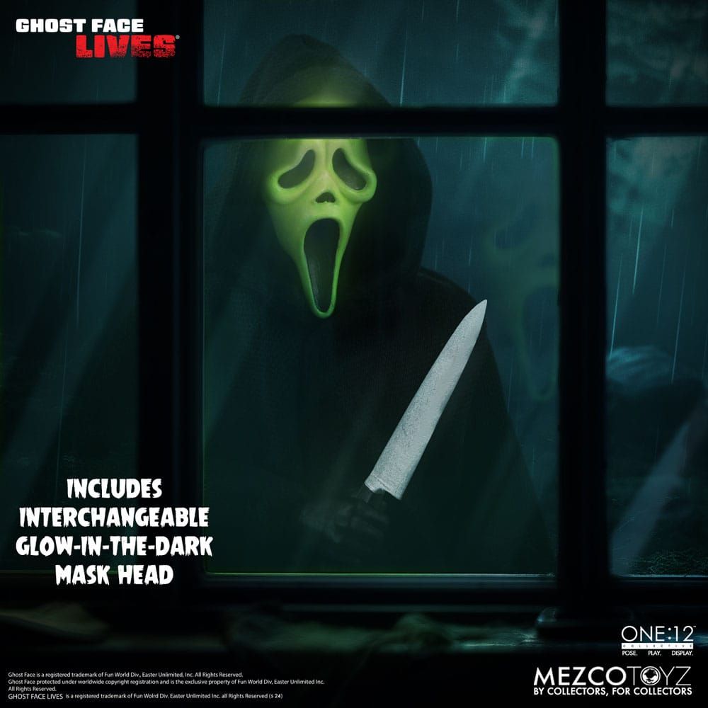 Mezco Toyz Scream - Ghost Face One:12 16 cm Actionfigur