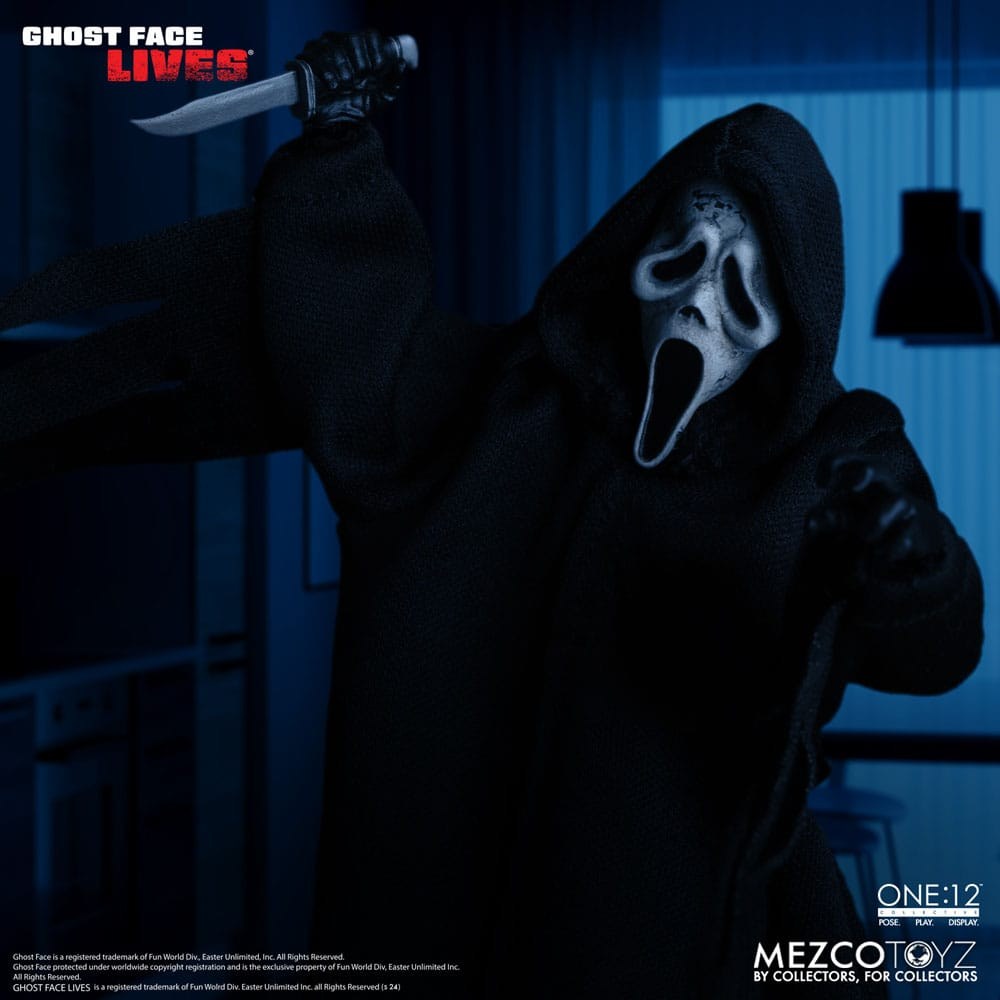 Mezco Toyz Scream - Ghost Face One:12 16 cm Actionfigur