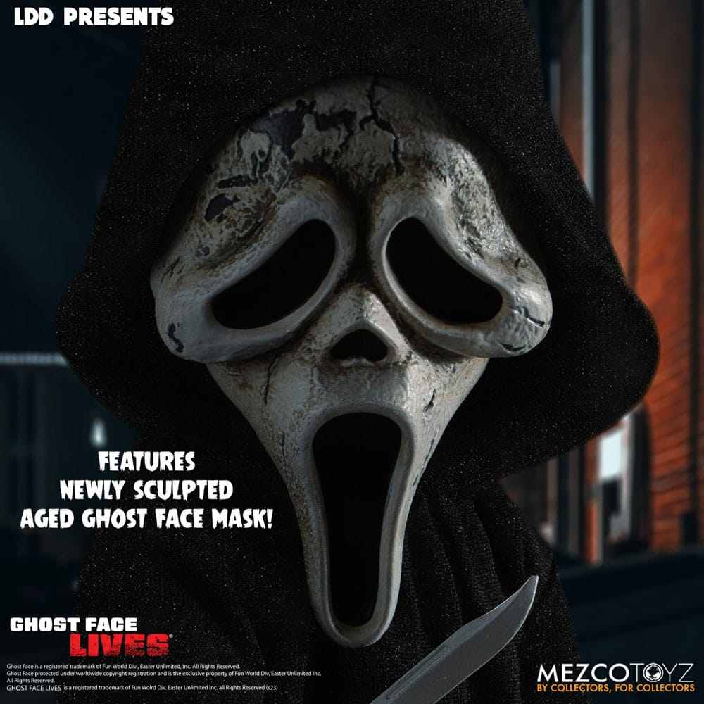 Mezco Toyz Scream Ghost Face Zombie Edition LDD Presents Living Dead Dolls Puppe