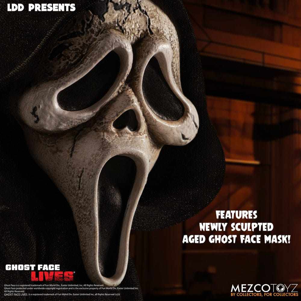 Mezco Toyz Scream Ghost Face Zombie Edition LDD Presents Living Dead Dolls Puppe