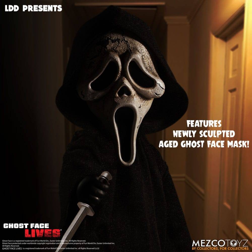 Mezco Toyz Scream Ghost Face Zombie Edition LDD Presents Living Dead Dolls Puppe