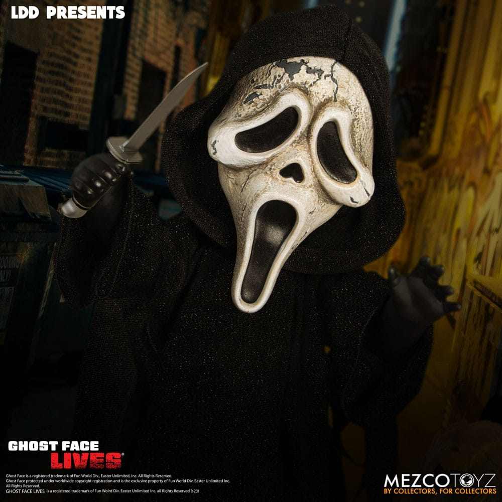 Mezco Toyz Scream Ghost Face Zombie Edition LDD Presents Living Dead Dolls Puppe