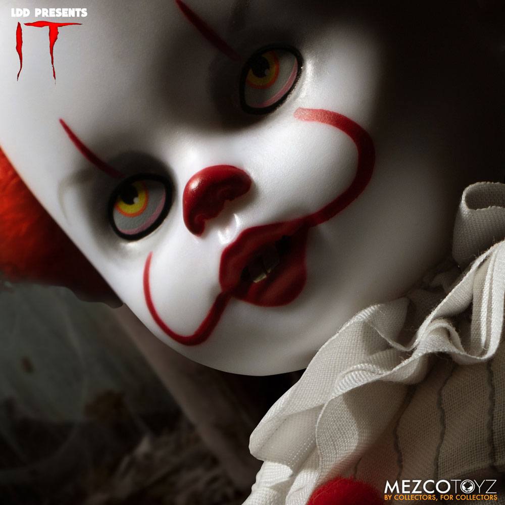 Mezco Toyz Stephen Kings Pennywise It / Es Living LDD Dead Dolls Puppe
