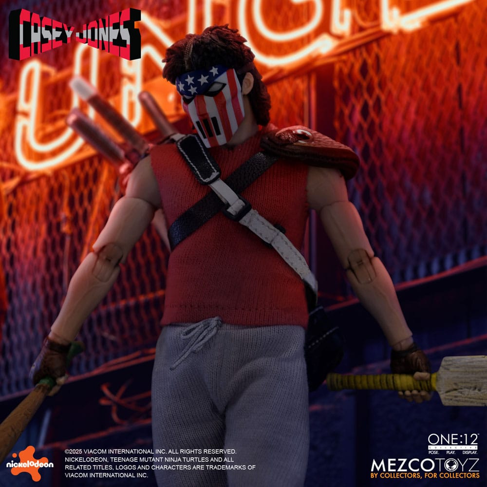 Mezco Toyz Teenage Mutant Ninja Turtles Casey Jones 1/12 Actionfigur