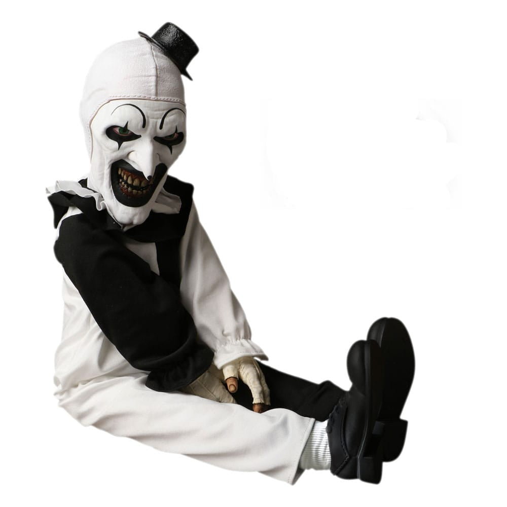 Mezco Toyz Terrifier Art the Clown 46 cm Roto Plüschfigur