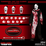 Mezco Toyz Terrifier Art the Clown Deluxe Edition 1/12 Actionfigur