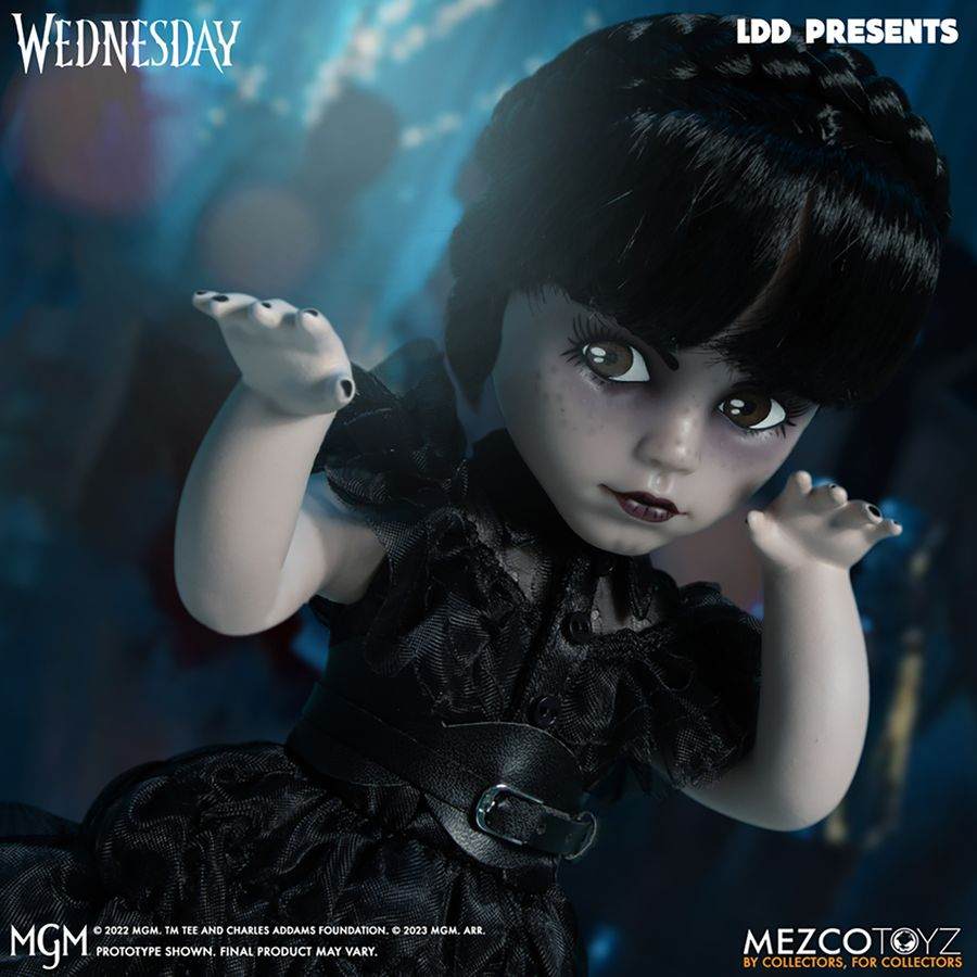 Mezco Toyz Wednesday Dancing LDD 25 cm Living Dead Dolls Puppe