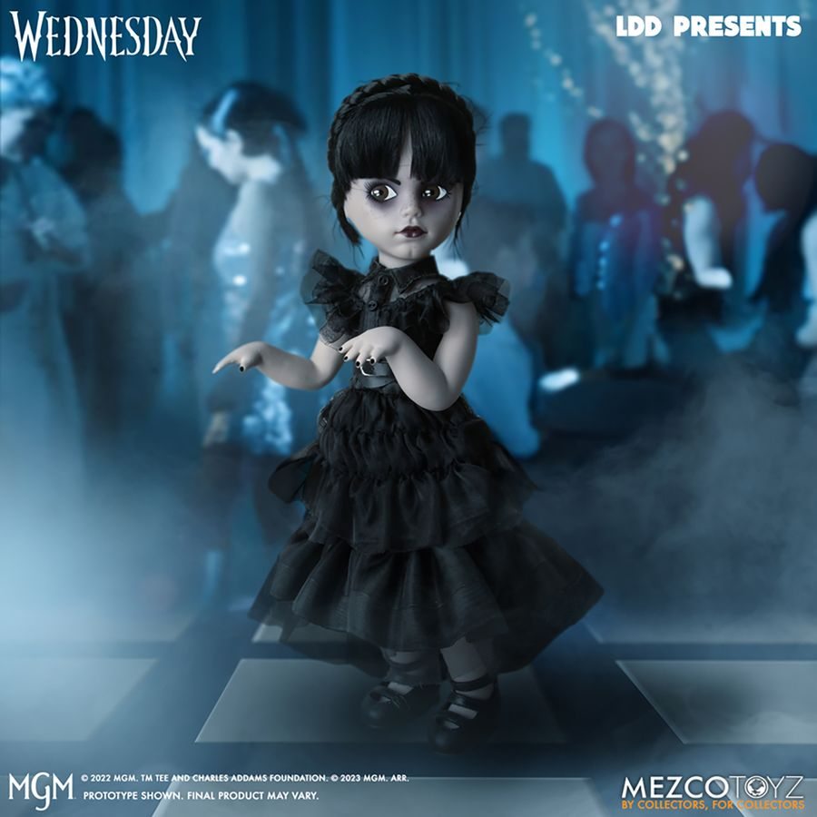 Mezco Toyz Wednesday Dancing LDD 25 cm Living Dead Dolls Puppe