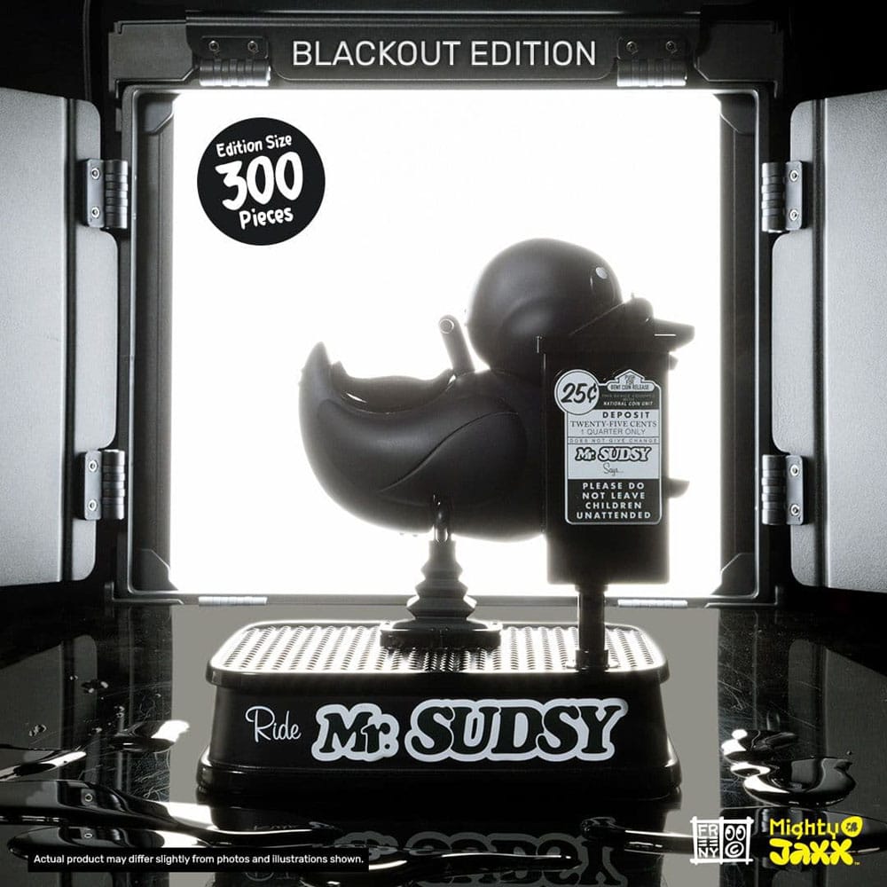 Mighty Jaxx Mr Sudsy Animal Rides Blackout Edition by Jason Freeny