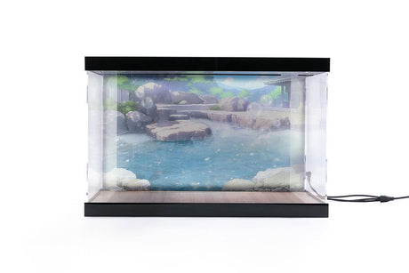 Mimeyoi Azur Lane Acryl Display Case mit Beleuchtung für Figur Kashino Hot Springs Relaxation