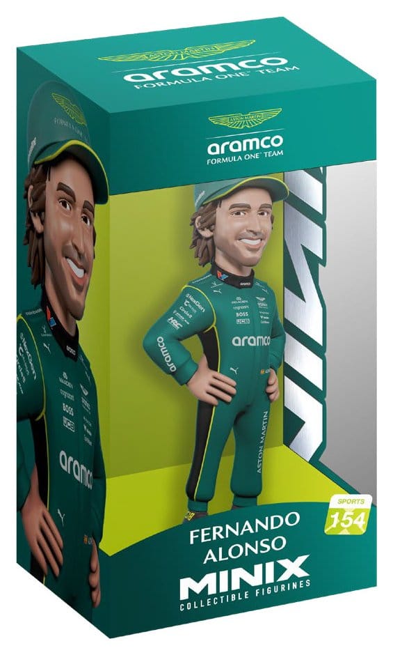 Minix Formel 1 Fernando Alonso (Aston Martin) Minix Figur