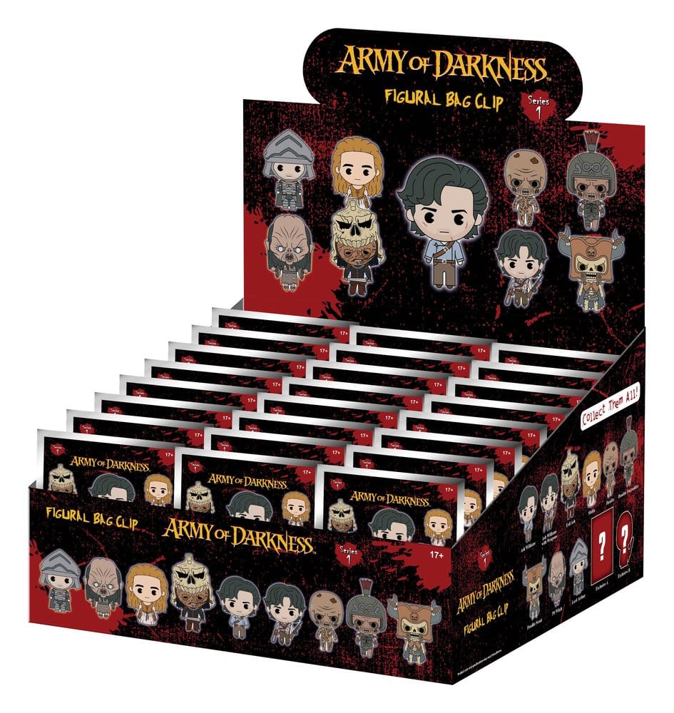 Monogram Int. Army of Darkness Serie 1 Blind Bag Display (24) 3D Taschenanhänger