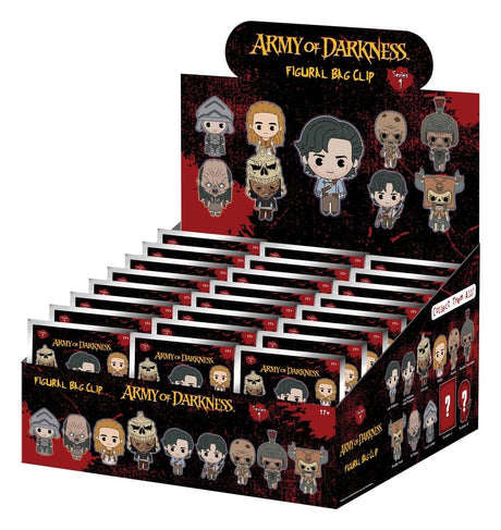 Monogram Int. Army of Darkness Serie 1 Blind Bag Display (24) 3D Taschenanhänger