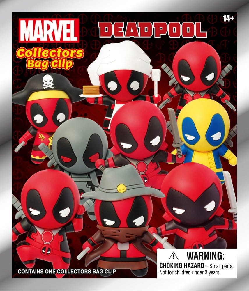 Monogram Int. Deadpool Serie 1 Display (24) Taschenanhänger