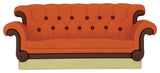 Monogram Int. Friends Couch 3D Schaumstoff-Magnet