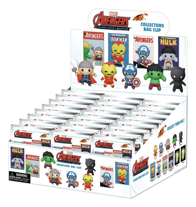Monogram Int. Marvel Avengers 60th Comic Covers Serie 1 Blind Bag Display (24) 3D Taschenanhänger
