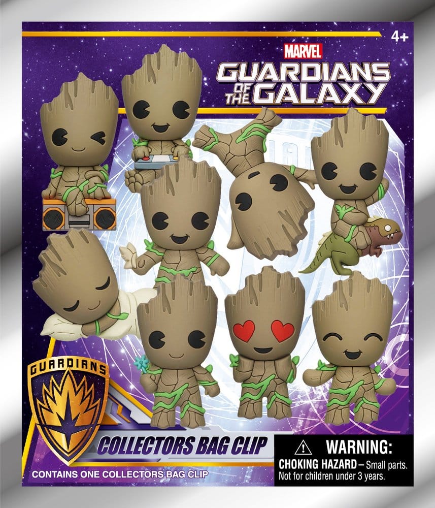 Monogram Int. Marvel Groot Serie 1 Blind Bag Display (24) 3D Taschenanhänger