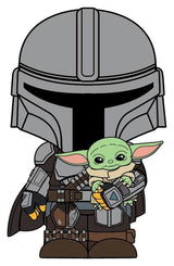 Monogram Int. The Mandalorian The Mandalorian und Grogu 3D Magnet