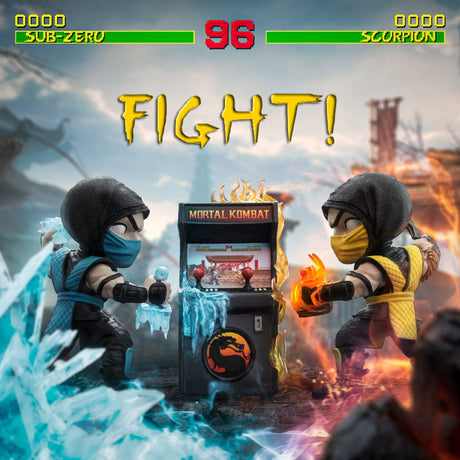 Mortal Kombat - Scorpion vs. Subzero Arcade Set Mini Co 15 cm Statue Iron Studios