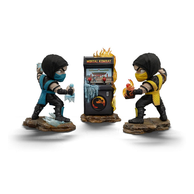 Mortal Kombat - Scorpion vs. Subzero Arcade Set Mini Co 15 cm Statue Iron Studios