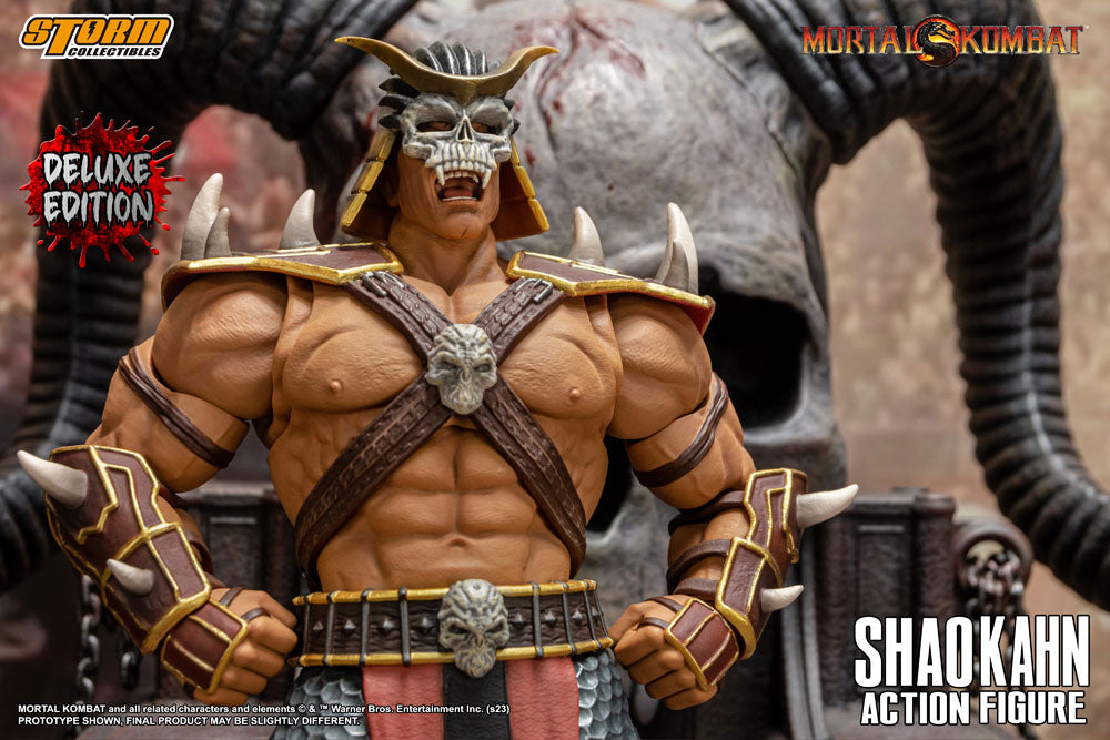 Mortal Kombat Shao Kahn Deluxe Edition 1/12 Actionfigur von Storm Collectibles 16