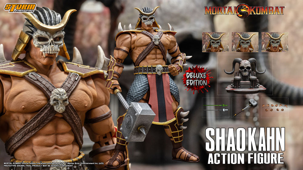 Mortal Kombat Shao Kahn Deluxe Edition 1/12 Actionfigur von Storm Collectibles 21