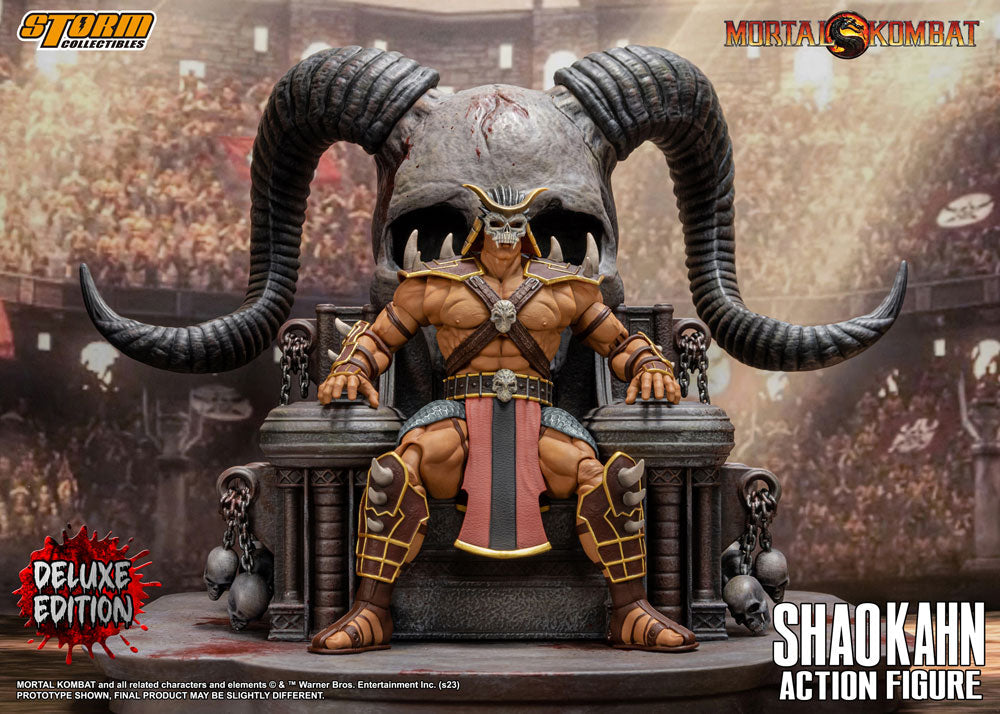 Mortal Kombat Shao Kahn Deluxe Edition 1/12 Actionfigur von Storm Collectibles 