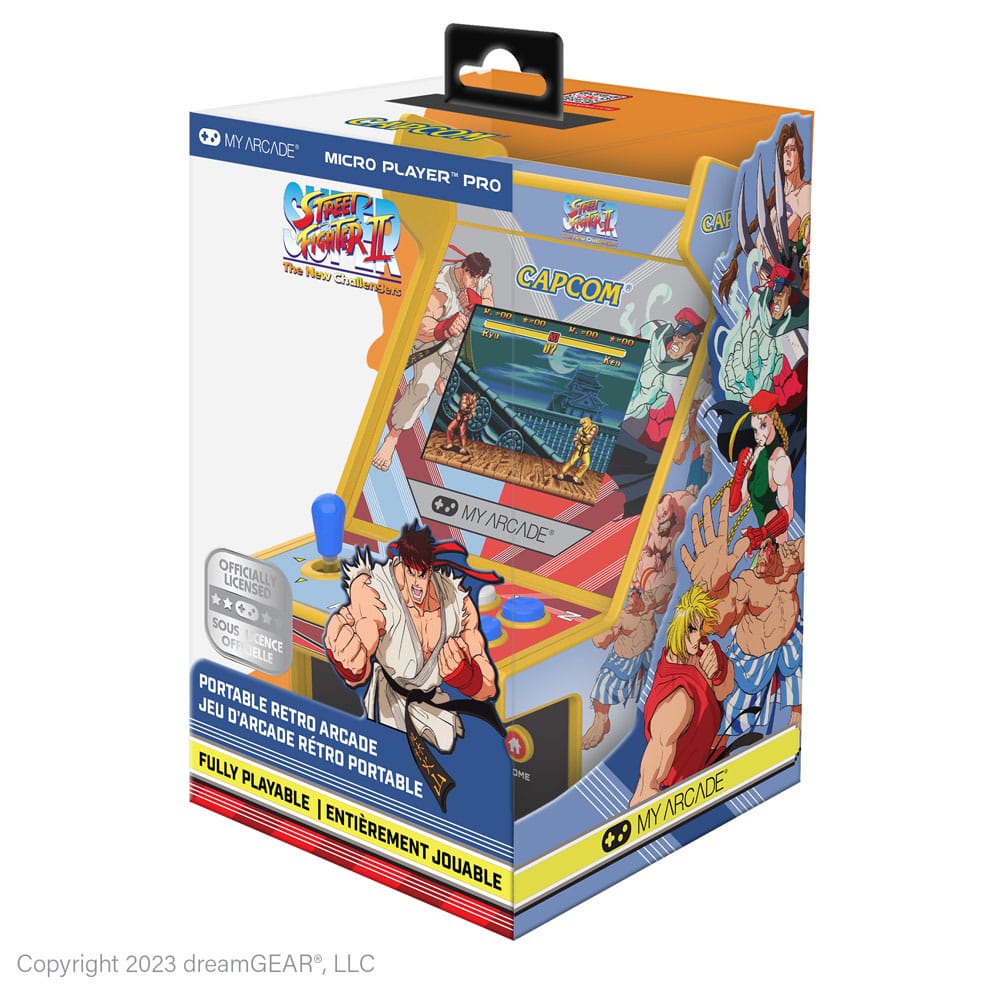 My Arcade Super Street Fighter II Retro Arcade Micro Player Pro tragbare Spielkonsole