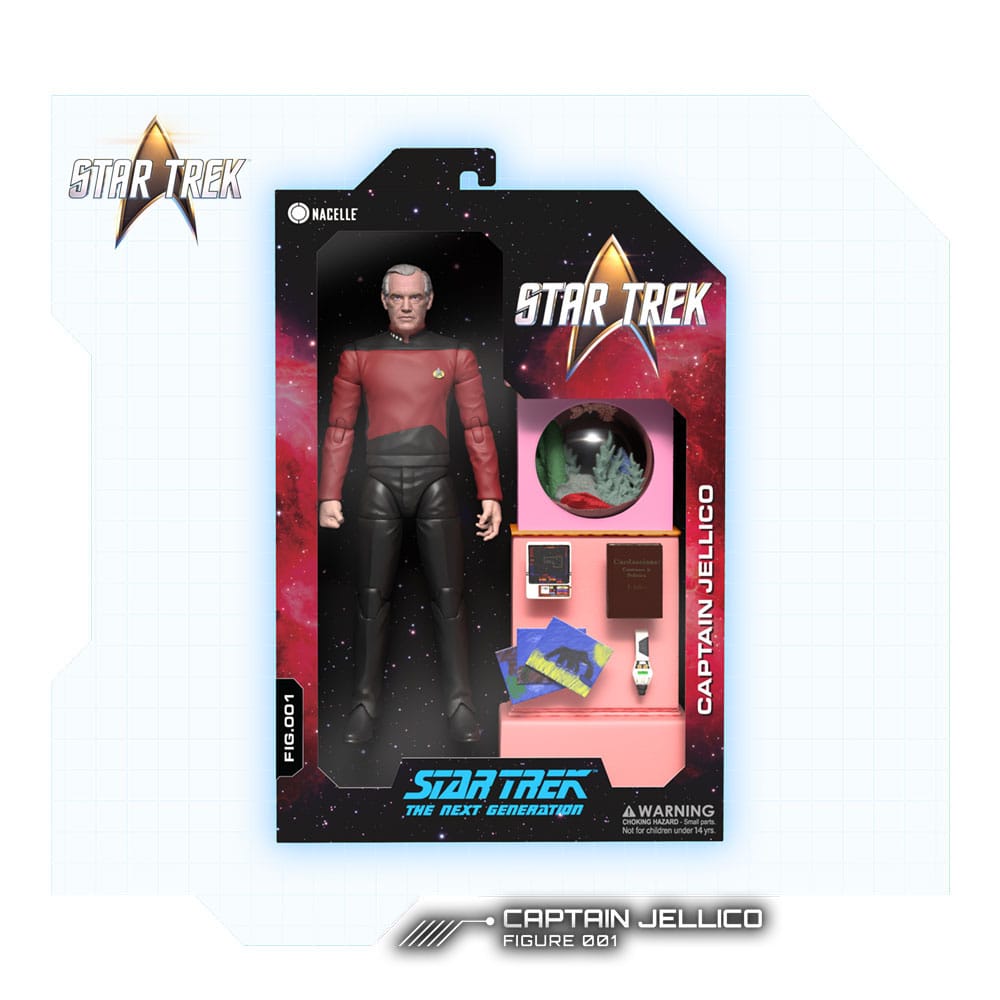 Nacelle Consumer Products Raumschiff Enterprise Das nächste Jahrhundert Captain Jellico 1/12 Actionfigur