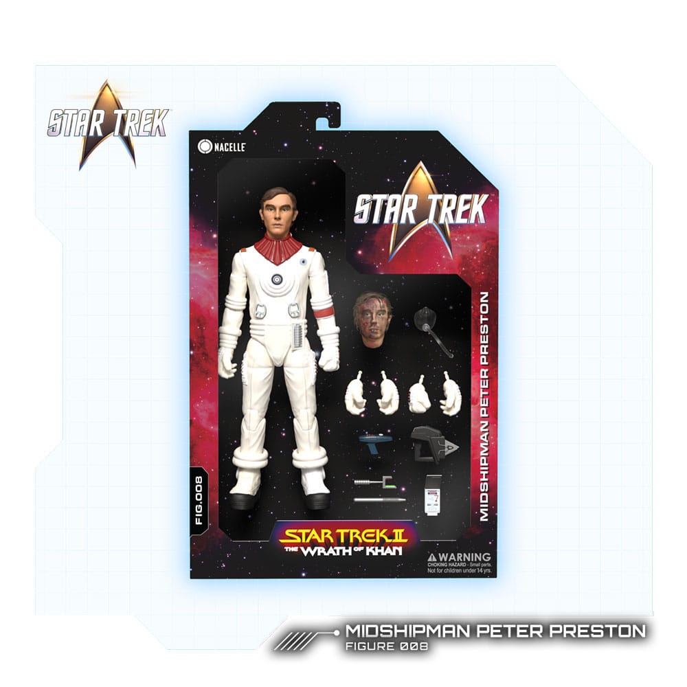 Nacelle Consumer Products Star Trek II Der Zorn des Khan Peter Preston 1/12 Actionfigur