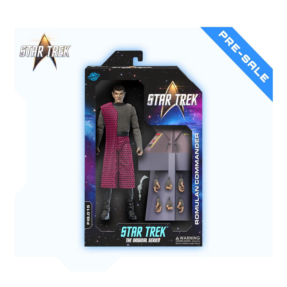 Nacelle Consumer Products Star Trek TOS 1/10 Romulan Commander (Balance of Terror) Wave 2 1/10 Actionfigur
