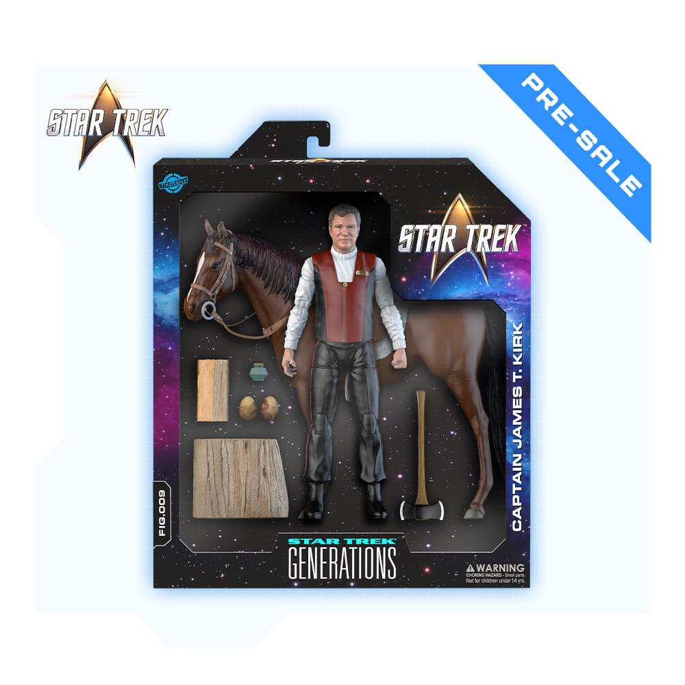 Nacelle Consumer Products Star Trek Treffen der Generationen Captain James T. Kirk Wave 2 1/10 Actionfigur