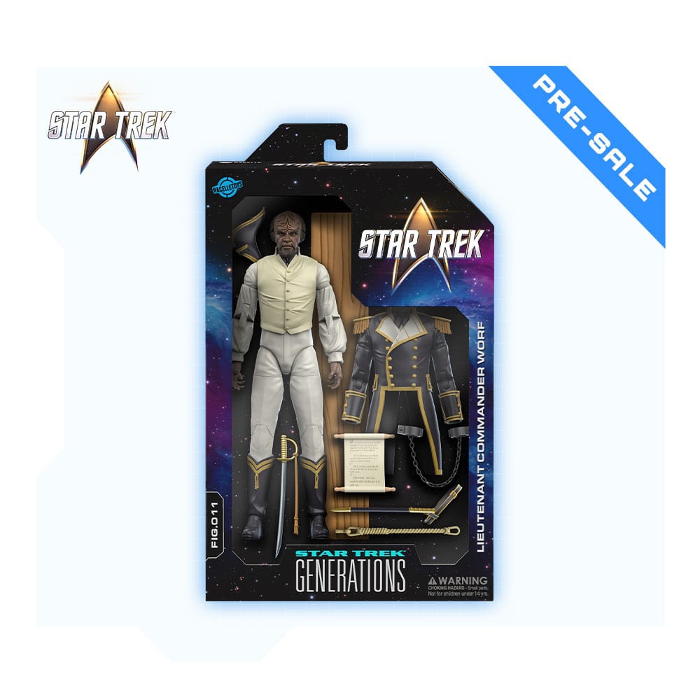 Nacelle Consumer Products Star Trek Treffen der Generationen Sailor Uniform Worf Wave 2 1/10 Actionfigur