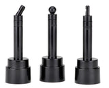 NECA Actionfiguren Kopf Displayständer (Schwarz 3er-Pack)